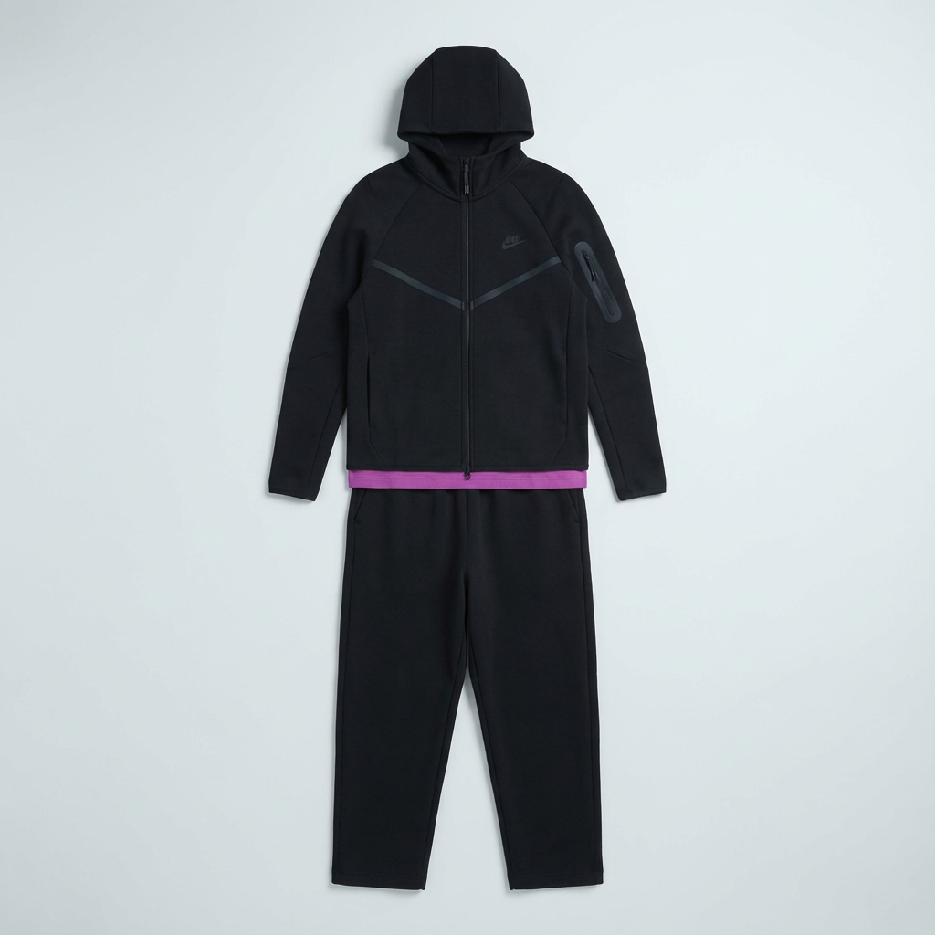 Nike Windrunner Tech Fleece Full Tracksuit BLACK
