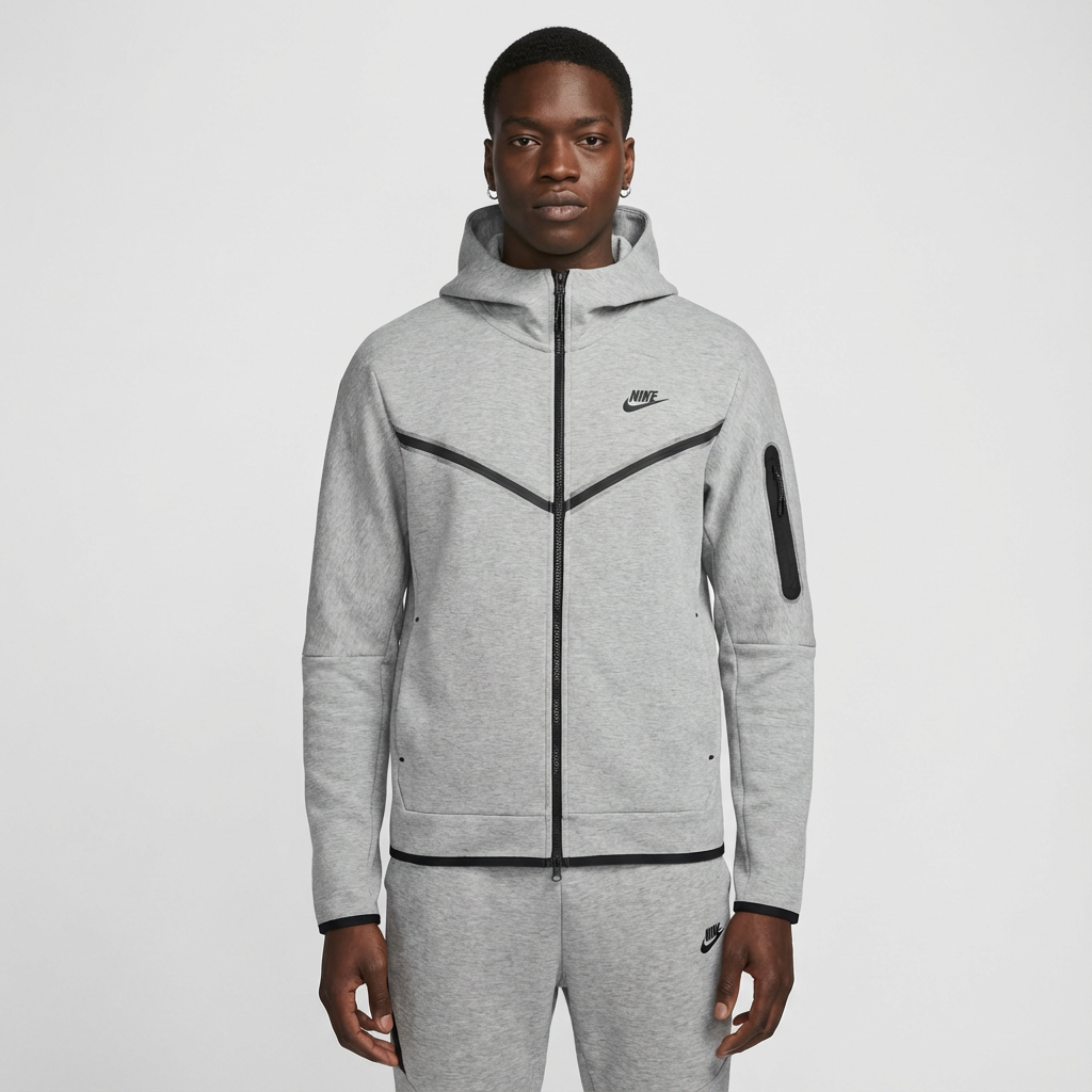 Nike Windrunner Tech Fleece Full Tracksuit GREY