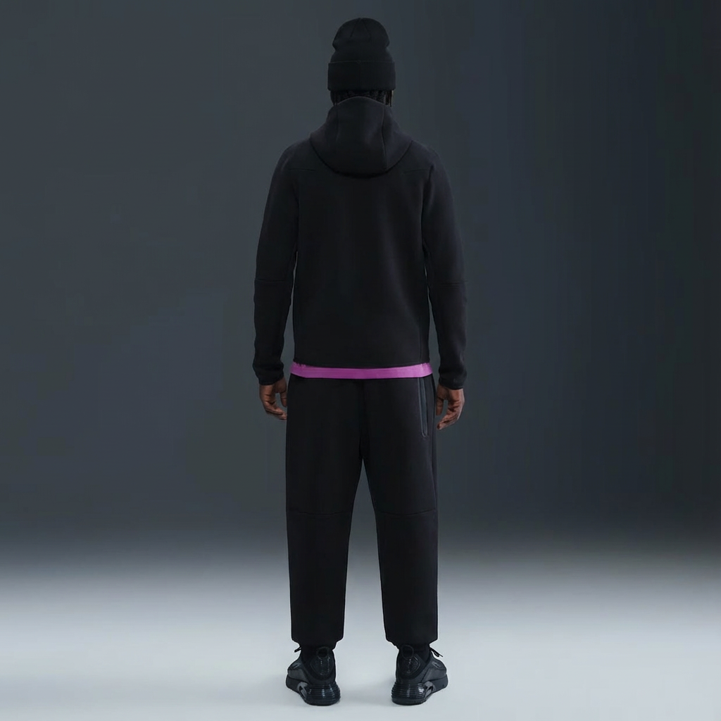 Nike Windrunner Tech Fleece Full Tracksuit BLACK